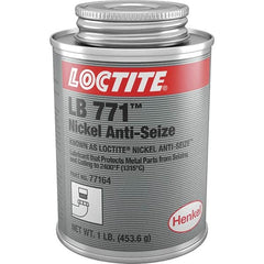 Loctite - 1 Lb Can High Temperature Anti-Seize Lubricant - Nickel, -54 to 2,399°F, Silver Colored, Water Resistant - Americas Industrial Supply