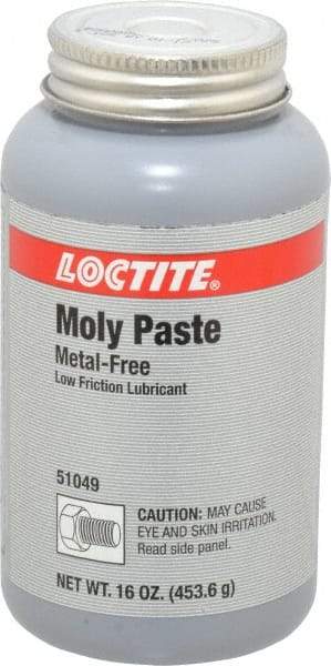 Loctite - 1 Lb Can General Purpose Anti-Seize Lubricant - Molybdenum Disulfide, -20 to 750°F, Black, Water Resistant - Americas Industrial Supply