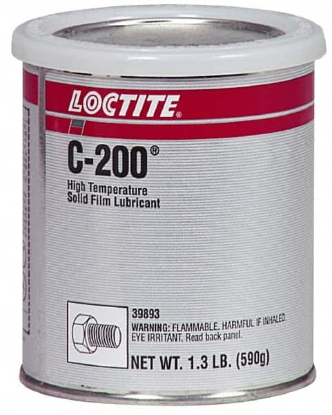 Loctite - 1.3 Lb Can Dry Film Lubricant - Dark Gray, 2,400°F Max - Americas Industrial Supply