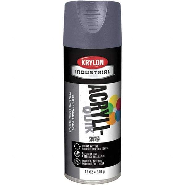 Krylon - 16 oz Platinum Primer - 15 to 20 Sq Ft Coverage, Direct to Metal, Quick Drying, Interior/Exterior - Americas Industrial Supply