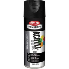 Krylon - 16 oz Charcoal Black Primer - 15 to 20 Sq Ft Coverage, Direct to Metal, Quick Drying, Interior/Exterior - Americas Industrial Supply