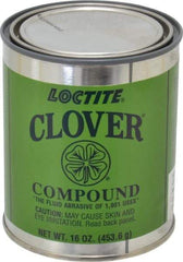 Loctite - 1 Lb Grease Compound - Compound Grade Coarse, Grade F, 100 Grit, Black & Gray, Use on General Purpose - Americas Industrial Supply