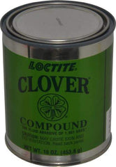 Loctite - 1 Lb Grease Compound - Compound Grade Coarse, Grade E, 120 Grit, Black & Gray, Use on General Purpose - Americas Industrial Supply