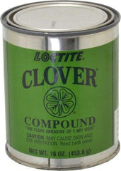 Loctite - 1 Lb Grease Compound - Compound Grade Very Fine, Grade C, 220 Grit, Black & Gray, Use on General Purpose - Americas Industrial Supply