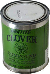 Loctite - 1 Lb Grease Compound - Compound Grade Extra Fine, Grade A, 280 Grit, Black & Gray, Use on General Purpose - Americas Industrial Supply