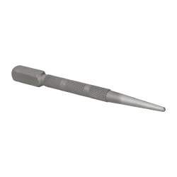 Stanley - Nail Punch - 4" OAL, Steel - Americas Industrial Supply