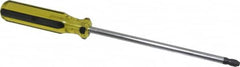 Stanley - #4, 13-1/4" OAL, Standard Phillips Screwdriver - 8" Blade Length, Round Shank, Acetate Handle - Americas Industrial Supply