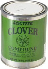 Loctite - 1 Lb Grease Compound - Compound Grade Super Fine, Grade 2A, 400 Grit, Black & Gray, Use on General Purpose - Americas Industrial Supply