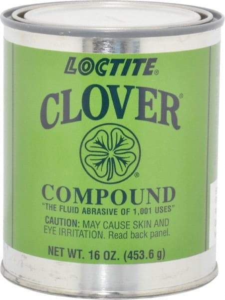 Loctite - 1 Lb Grease Compound - Compound Grade Super Fine, Grade 4A, 600 Grit, Black & Gray, Use on General Purpose - Americas Industrial Supply