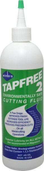 TapFree 2 - Tapfree 2, 1 Pt Bottle Cutting & Tapping Fluid - Water Soluble, For Cleaning - Americas Industrial Supply