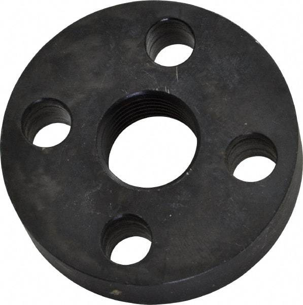 Nook Industries - 1.6" Flange OD x 0.41" Thickness Precision Acme Mounting Flange - For 3/8-4, 3/8-10 Bars, 4 Mounting Holes, Steel - Americas Industrial Supply