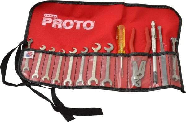 Proto - 13 Piece, 13/64 to 3/8", Ignition Wrench Set - Inch System of Measurement, Satin Finish - Americas Industrial Supply