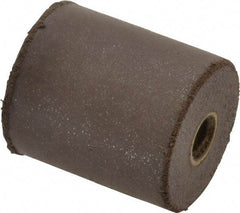 Cratex - 7/8" Max Diam x 1" Long, Cylinder, Rubberized Point - Medium Grade, Silicon Carbide, 1/4" Arbor Hole, Unmounted - Americas Industrial Supply