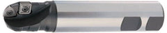 Kennametal - 1-1/4" Cut Diam, 1.19" Max Depth of Cut, 1-1/4" Shank Diam, 5.12" OAL, Indexable Ball Nose End Mill - 1.73" Head Length, Straight Shank, 4.347 Toolholder, SPGX 0903AP, WPGX 07T312.160 Insert - Americas Industrial Supply