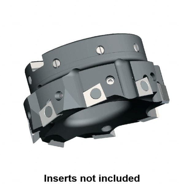 Kennametal - 4 Inserts, 100mm Cut Diam, 32mm Arbor Diam, 9.5mm Max Depth of Cut, Indexable Square-Shoulder Face Mill - 0/90° Lead Angle, 50mm High, BGHX 15L5... Insert Compatibility, Series Fix-Perfect - Americas Industrial Supply