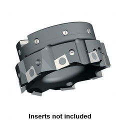Kennametal - 5 Inserts, 125mm Cut Diam, 40mm Arbor Diam, 9.5mm Max Depth of Cut, Indexable Square-Shoulder Face Mill - 0/90° Lead Angle, 63mm High, BGHX 15L5... Insert Compatibility, Series Fix-Perfect - Americas Industrial Supply