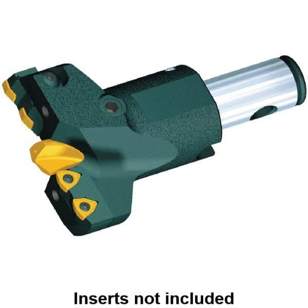 Kennametal - Series HTS DFT, Head Connection 13B, 55mm Max Diam Pilot Drill Head - B510S08000 Pilot Drill, 8mm Pilot Drill Diam, 4 Nonpilot Inserts, 50mm Head Length - Americas Industrial Supply