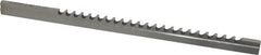 Dumont Minute Man - 6mm Keyway Width, Style C, Keyway Broach - High Speed Steel, Bright Finish, 3/8" Broach Body Width, 25/64" to 2-1/2" LOC, 11-3/4" OAL, 2,100 Lbs Pressure for Max LOC - Americas Industrial Supply