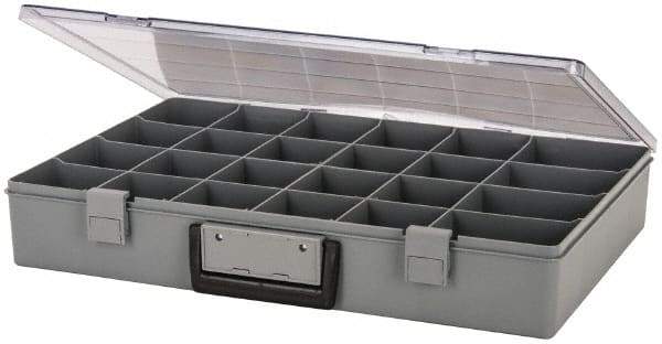 Flambeau - 18-1/2" Wide x 3" High x 13" Deep, Small Parts Storage Box - Copolymer Frame, 24 Compartments - Americas Industrial Supply
