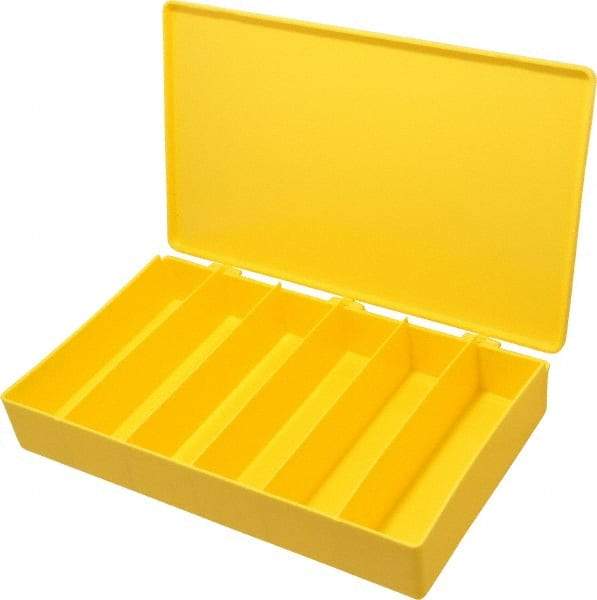 Flambeau - 11" Wide x 1-3/4" High x 6-3/4" Deep, Small Parts Box - Polypropylene Frame, 6 Compartments, 6" Wide x 1-5/8" High x 1-1/2" Deep Bin - Americas Industrial Supply