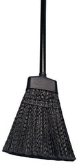 Ability One - 56" OAL Polypropylene Bristle Corn Broom - Plastic-Coated Metal Handle - Americas Industrial Supply