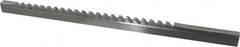 Value Collection - 5/16" Keyway Width, Style C, Keyway Broach - High Speed Steel, Bright Finish, 3/8" Broach Body Width, 25/64" to 2-1/2" LOC, 11-3/4" OAL - Americas Industrial Supply