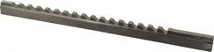 Value Collection - 5/16" Keyway Width, Style D, Keyway Broach - High Speed Steel, Bright Finish, 9/16" Broach Body Width, 1" to 6" LOC, 13-7/8" OAL - Americas Industrial Supply