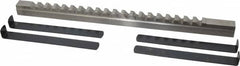 Value Collection - 5/8" Keyway Width, Style E, Keyway Broach - High Speed Steel, Bright Finish, 3/4" Broach Body Width, 1" to 6" LOC, 15-1/2" OAL - Americas Industrial Supply