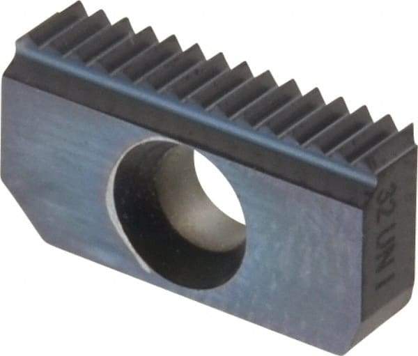 Carmex - 32 TPI, Internal Thread, UN Standard, 12I MT7 Grade Thread Mill Insert - Carbide, TiAlN Coating - Americas Industrial Supply