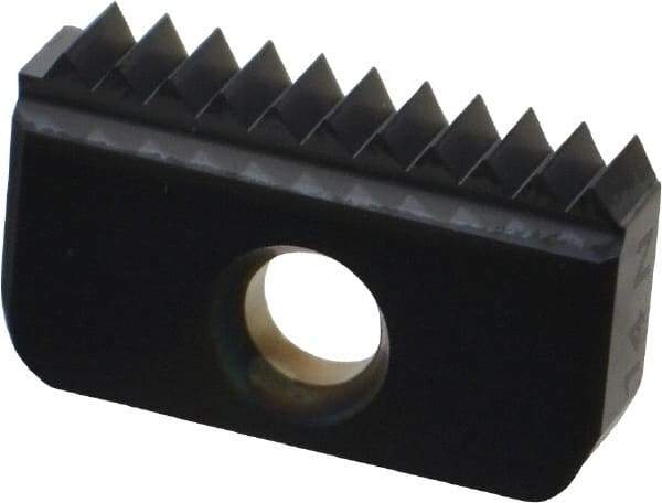 Carmex - 14 TPI, Internal/External Thread, NPT Standard, 21IE MT7 Grade Thread Mill Insert - Carbide, TiAlN Coating - Americas Industrial Supply