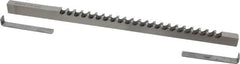 Dumont Minute Man - 3/8" Keyway Width, Style C, Keyway Broach - High Speed Steel, Bright Finish, 3/8" Broach Body Width, 25/64" to 2-1/2" LOC, 11-3/4" OAL, 4,340 Lbs Pressure for Max LOC - Americas Industrial Supply