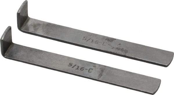 Dumont Minute Man - 2 Piece Style C Broach Shim - 5/16" Keyway Width, 0.055" Shim Thickness - Americas Industrial Supply