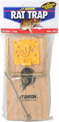 J.T. Eaton - Snap Trap for Use on Rats - 3/8 Inch Long x 4-3/8 Inch Wide x 9-1/2 Inch High, Wood - Americas Industrial Supply