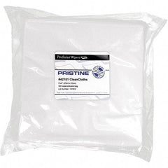 PRO-SOURCE - Flat Fold Clean Room/Lab/Critical Task Wipes - Bag, 9" x 9" Sheet Size, White - Americas Industrial Supply