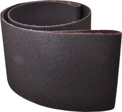 Norton - 8" Wide x 107" OAL, 36 Grit, Aluminum Oxide Abrasive Belt - Aluminum Oxide, Very Coarse, Coated, X Weighted Cloth Backing, Series R228 - Americas Industrial Supply