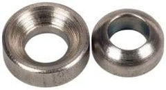Gibraltar - 5/32" Bolt, Stainless Steel, Spherical Washer Assembly - 3/16" Inside x 3/8" Female Outside, 5/16" Male OD, 13/64" Thick, 1/32" Radius, 303 Grade - Americas Industrial Supply