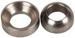 Gibraltar - 1/4" Bolt, Stainless Steel, Spherical Washer Assembly - 9/32" Inside x 1/2" Female Outside, 7/16" Male OD, 17/64" Thick, 7/64" Radius, 303 Grade - Americas Industrial Supply
