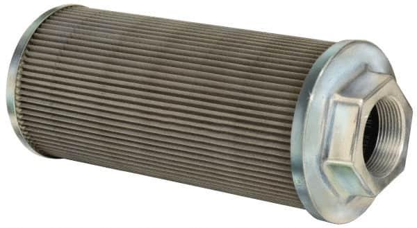 Flow Ezy Filters - 100 Mesh, 284 LPM, 75 GPM, 5.4" Diam, Female Suction Strainer without Bypass - 2-1/2 Port NPT, 12-1/2" Long - Americas Industrial Supply