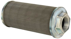 Flow Ezy Filters - 100 Mesh, 284 LPM, 75 GPM, 5.4" Diam, Female Suction Strainer without Bypass - 2-1/2 Port NPT, 12-1/2" Long - Americas Industrial Supply