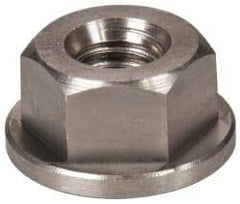 Gibraltar - 5/16-18, 3/4" Flange Diam, 3/8" High, 9/16" Across Flats, Flange Nut - Grade 303 Stainless Steel, 3/32" Flange Height - Americas Industrial Supply