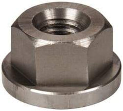 Gibraltar - 7/16-14, 1" Flange Diam, 9/16" High, 3/4" Across Flats, Flange Nut - Grade 303 Stainless Steel, 5/32" Flange Height - Americas Industrial Supply