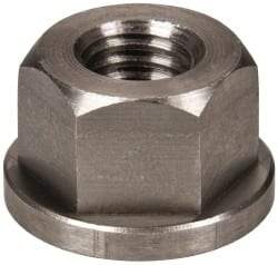 Gibraltar - 1/2-13, 1-1/8" Flange Diam, 11/16" High, 7/8" Across Flats, Flange Nut - Grade 303 Stainless Steel, 5/32" Flange Height - Americas Industrial Supply