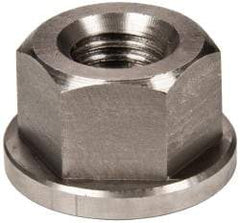 Gibraltar - 5/8-11, 1-3/8" Flange Diam, 13/16" High, 1-1/16" Across Flats, Flange Nut - Grade 303 Stainless Steel, 3/16" Flange Height - Americas Industrial Supply