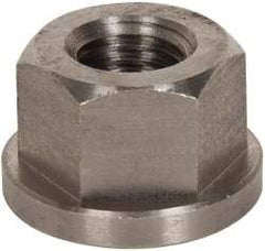 Gibraltar - 3/4-10, 1-5/8" Flange Diam, 1" High, 1-1/4" Across Flats, Flange Nut - Grade 303 Stainless Steel, 1/4" Flange Height - Americas Industrial Supply