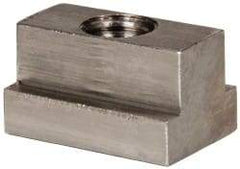 Gibraltar - 1/2-13 Blind Tapped T Slot Nut - 9/16" Slot Width, 7/8 x 11/32" Base Width x Height, 1-1/4 x 3/4" OAL x Height - Americas Industrial Supply