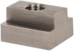 Gibraltar - 1/2-13 Blind Tapped T Slot Nut - 5/8" Slot Width, 1-1/8 x 7/16" Base Width x Height, 1-1/4 x 3/4" OAL x Height - Americas Industrial Supply