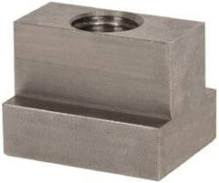 Gibraltar - 5/8-11 Blind Tapped T Slot Nut - 11/16" Slot Width, 1-1/8 x 15/32" Base Width x Height, 1-1/2 x 1-1/8" OAL x Height - Americas Industrial Supply