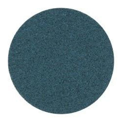 3M - 4-1/2" Diam, Aluminum Oxide Hook & Loop Disc - Very Fine Grade, Nonwoven, Series SC-DH - Americas Industrial Supply