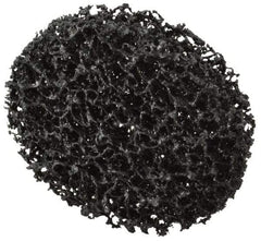 3M - 3" Very Coarse Grade Silicon Carbide Deburring Disc - 1/4" Center Hole, Arbor Connection, Black, 8,500 Max RPM - Americas Industrial Supply