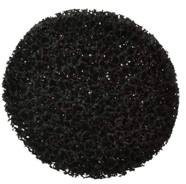 3M - 5" Very Coarse Grade Silicon Carbide Deburring Disc - 1/2" Center Hole, Arbor Connection, Black, 5,000 Max RPM - Americas Industrial Supply